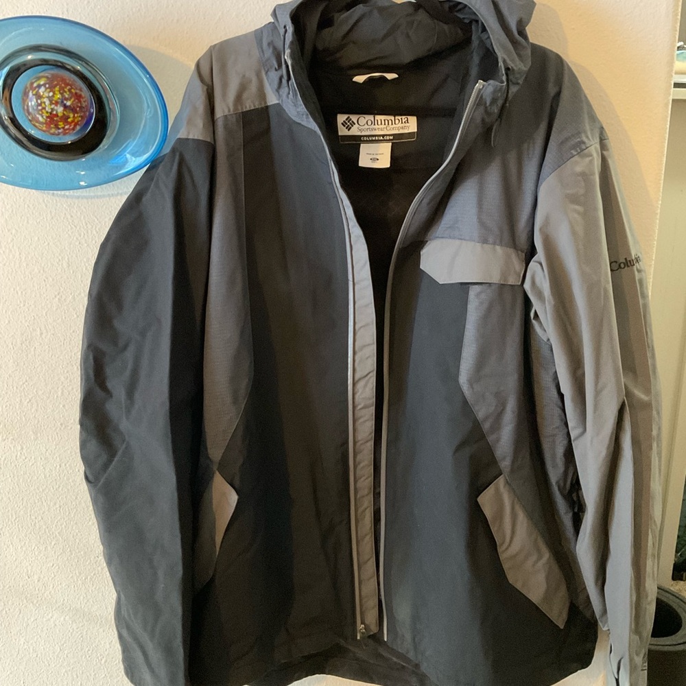 Mens xxl Columbia winter rain coat